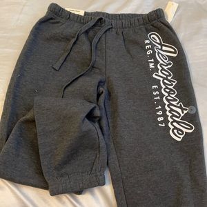 Charcoal grey Aeropostale sweats.